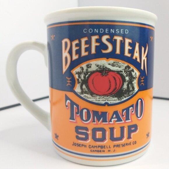 Vintage 125th Anniversary Campbell's Beefsteak Tomato Soup Mug 1994 Coffee Cup - Picture 1 of 9